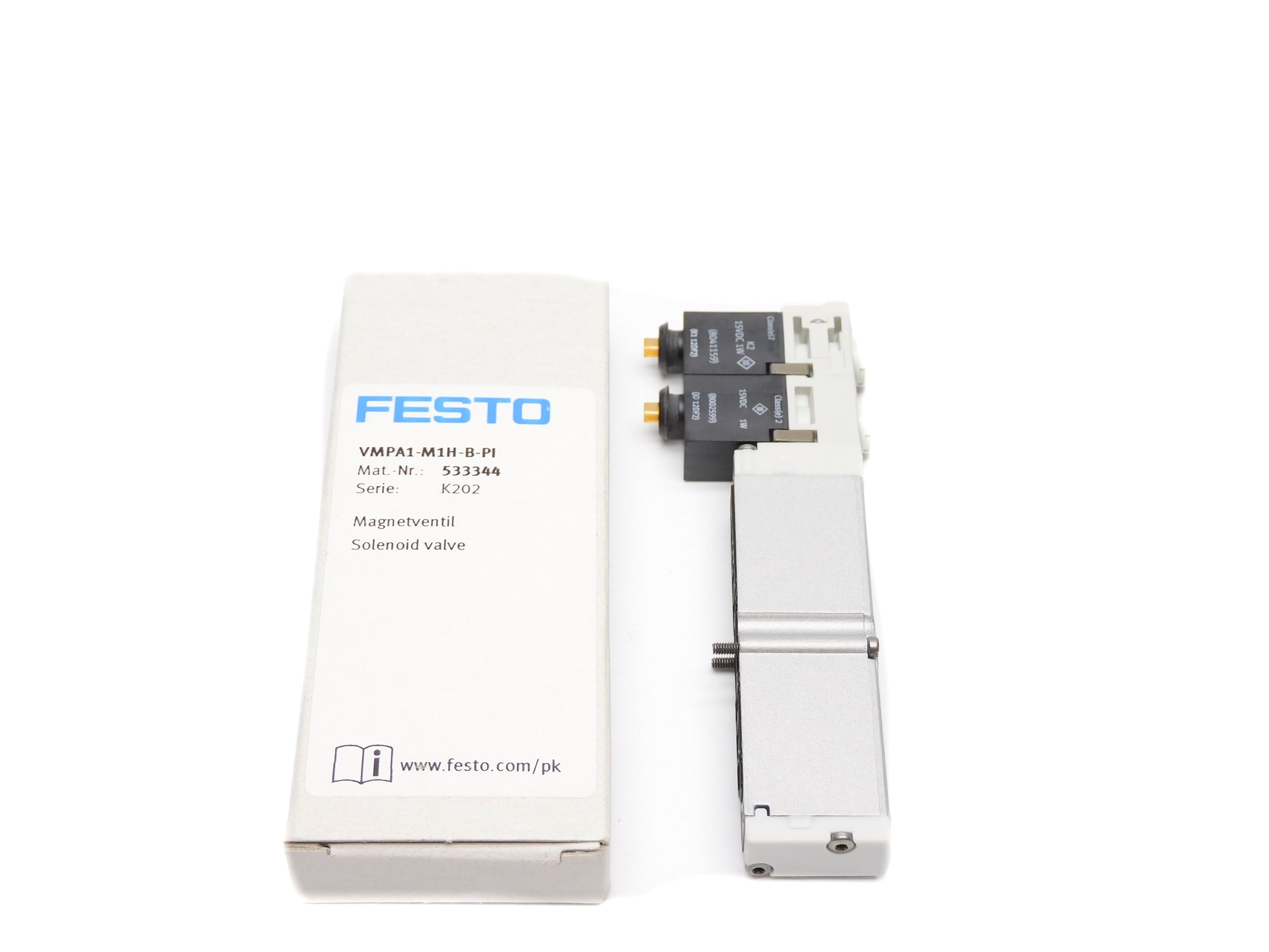 FESTO VMPA1-M1H-B-PI 533344 SER. K202 15VDC NSMP