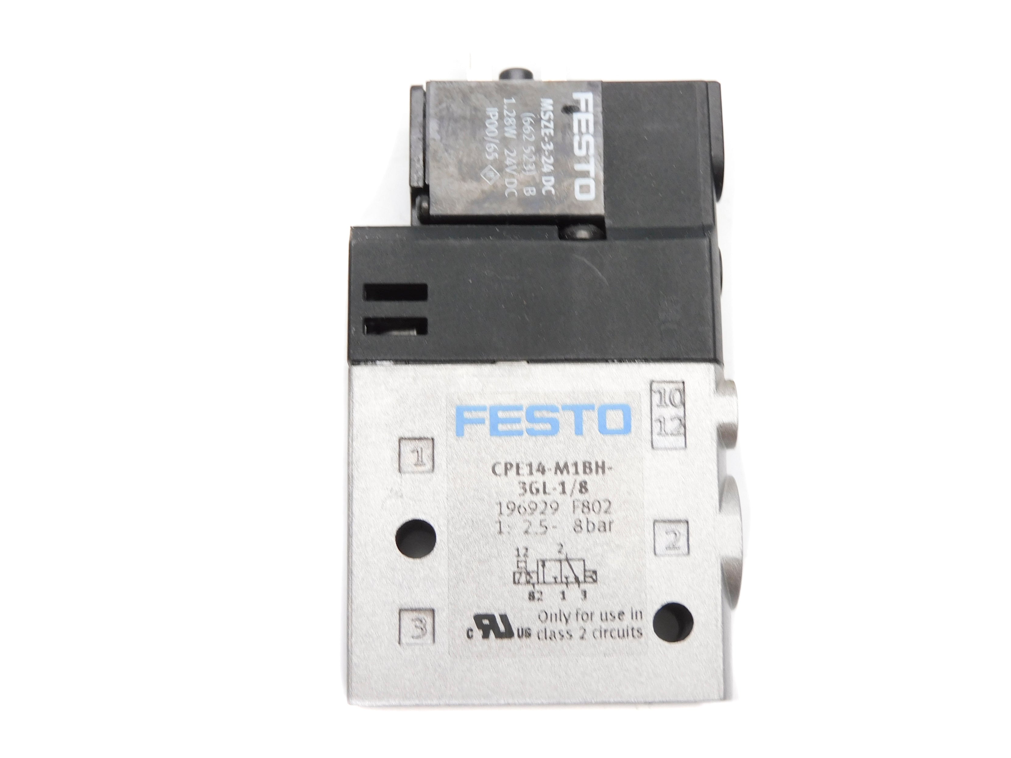 FESTO CPE14-M1BH-3GL-1/8 196929 SER. F802 24VDC NSMP