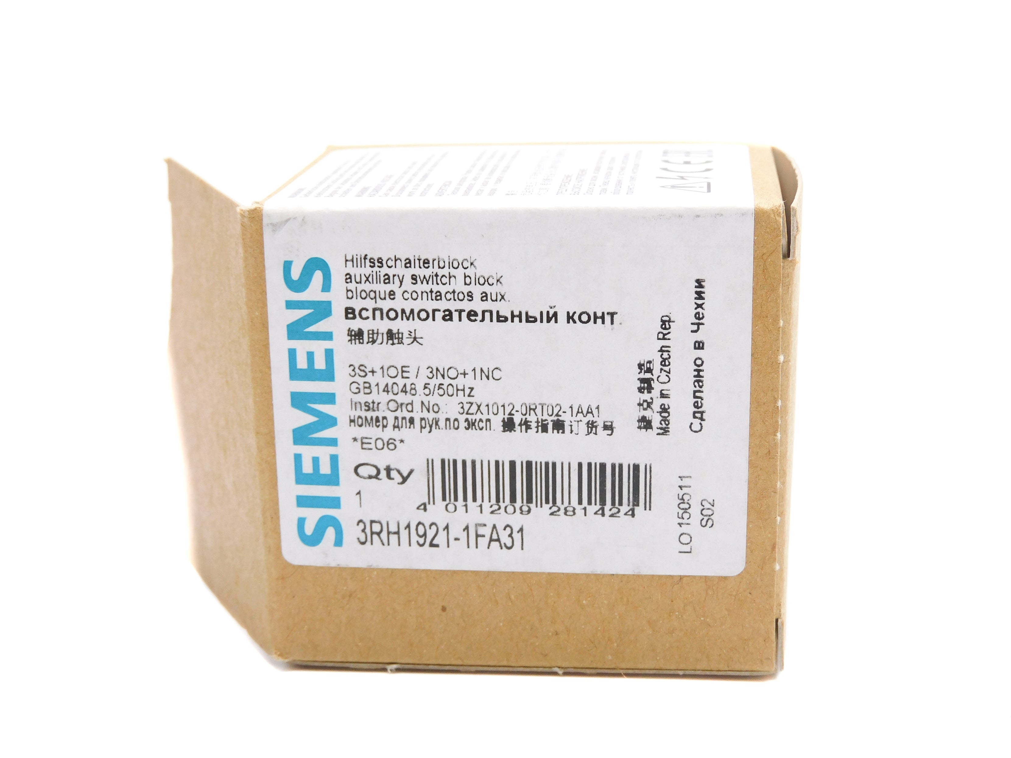 SIEMENS 3RH1921-1FA31 NSMP