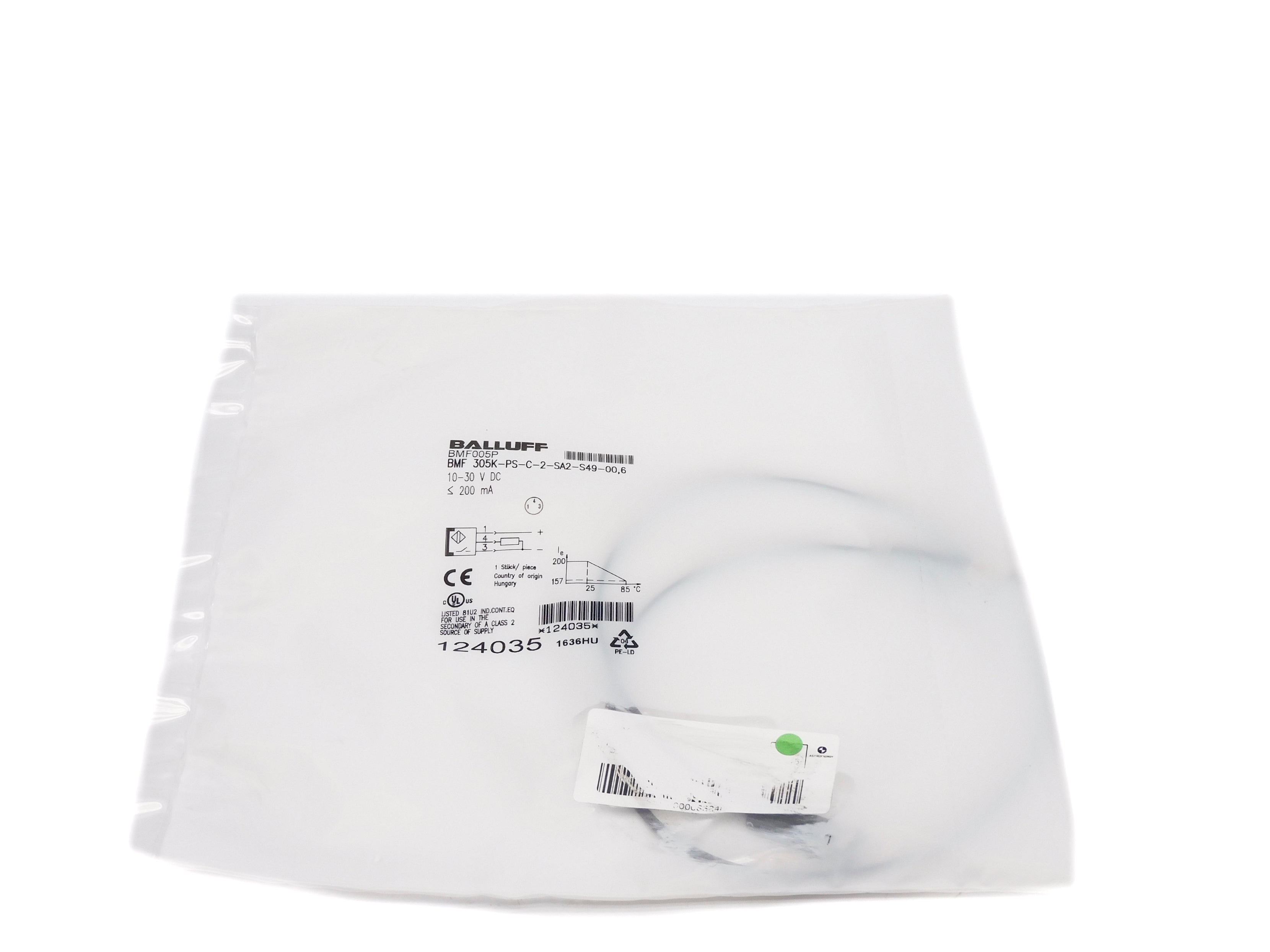 BALLUFF BMF305K-PS-C-2-SA2-S49-00.6 BMF005P NSMP