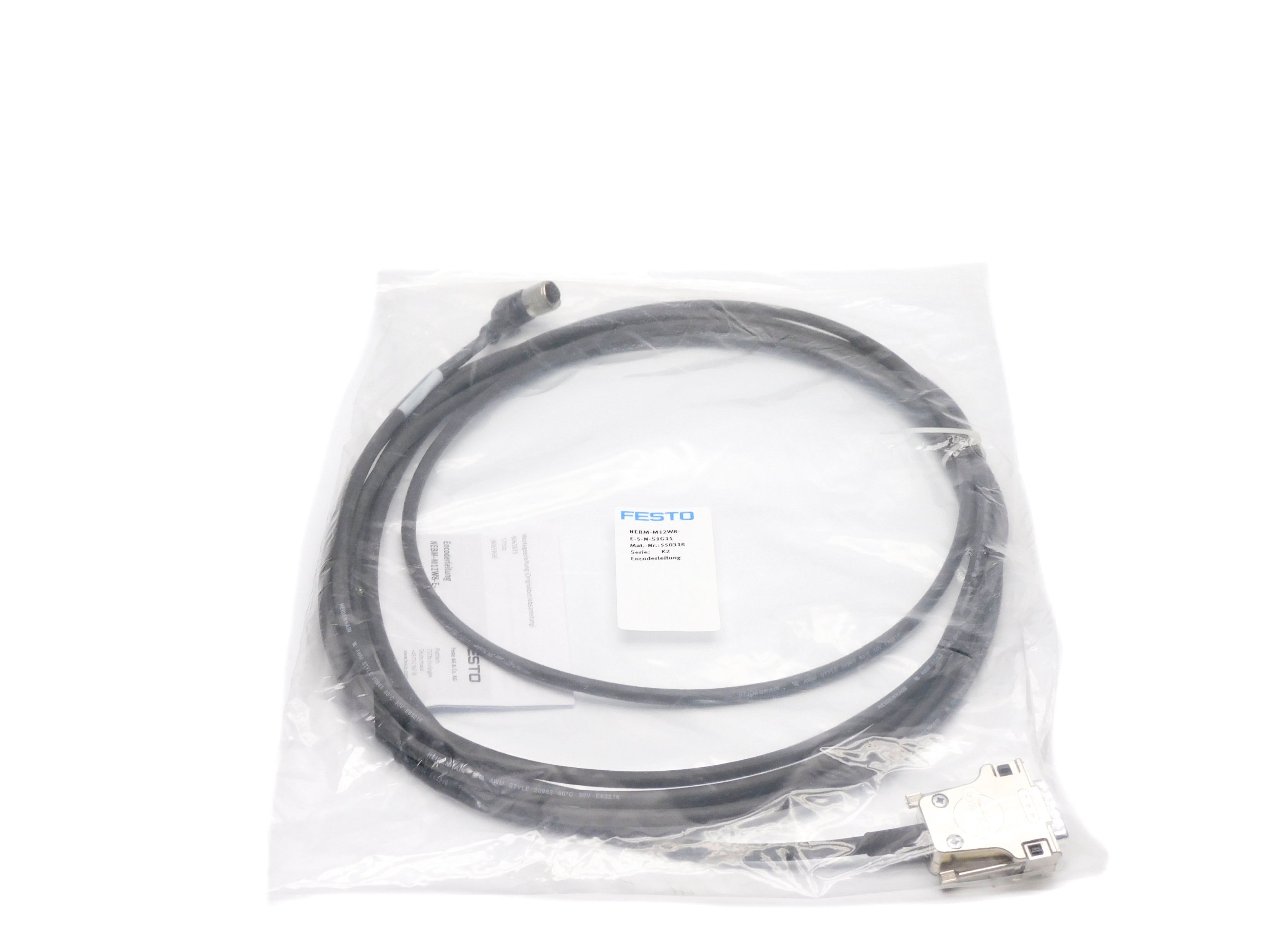 FESTO NEBM-M12W8-E-5-N-S1G15 550318 NSMP