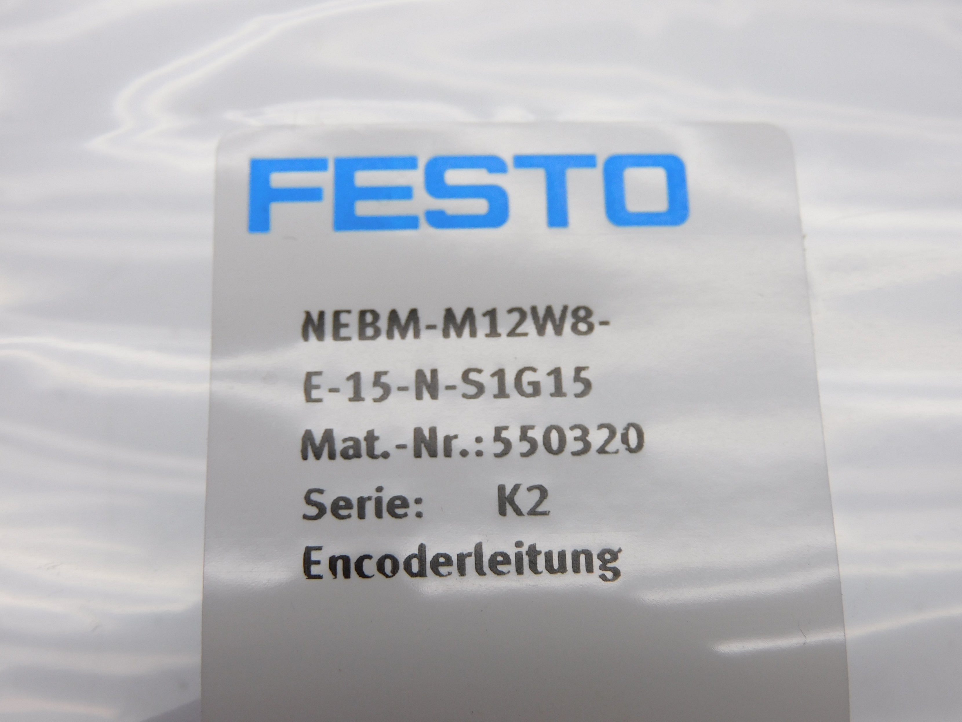 FESTO NEBM-M12W8-E-15-N-S1G15 550320 NSMP