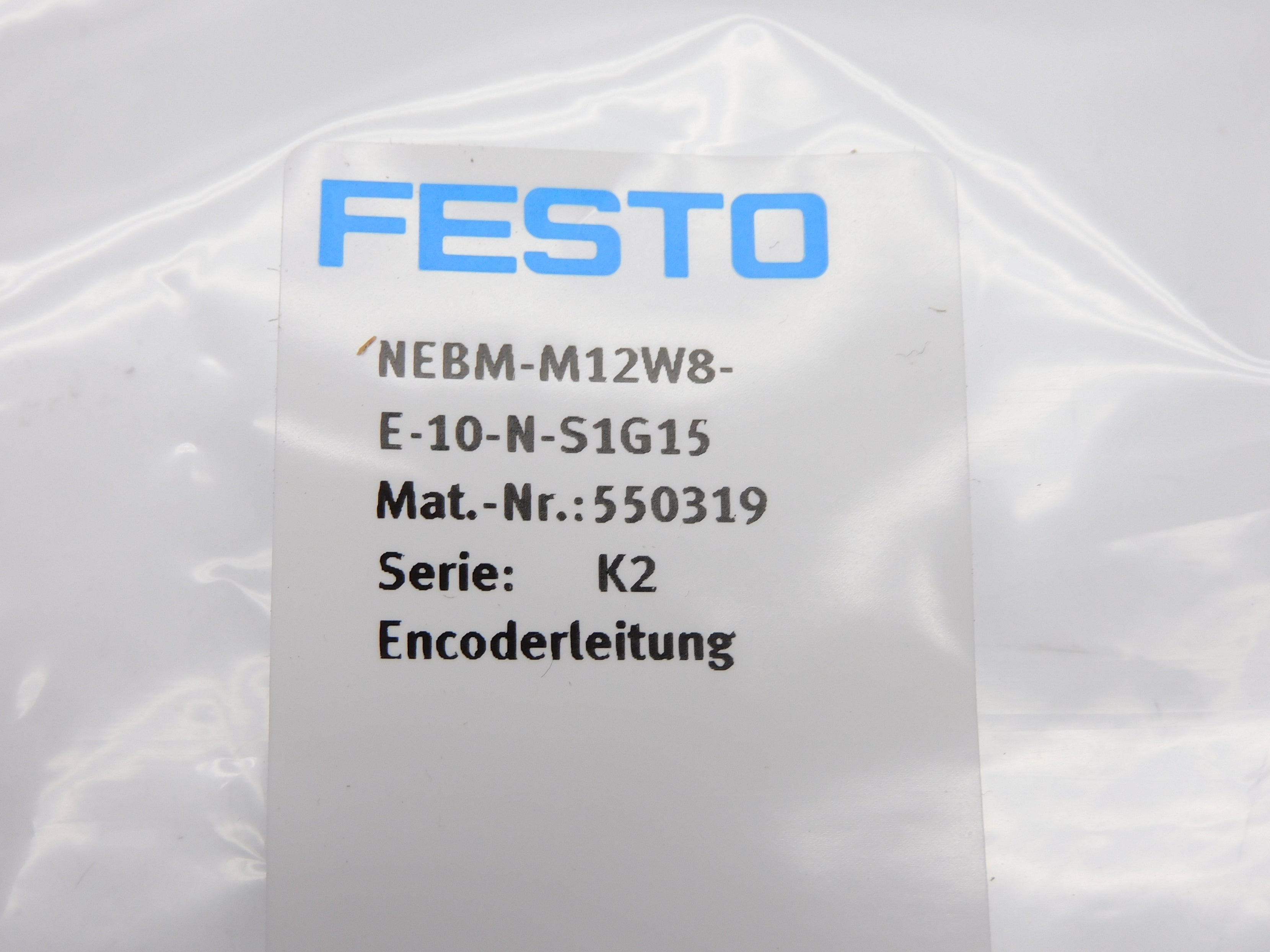FESTO NEBM-M12W8-E-10-N-S1G15 550319 NSMP