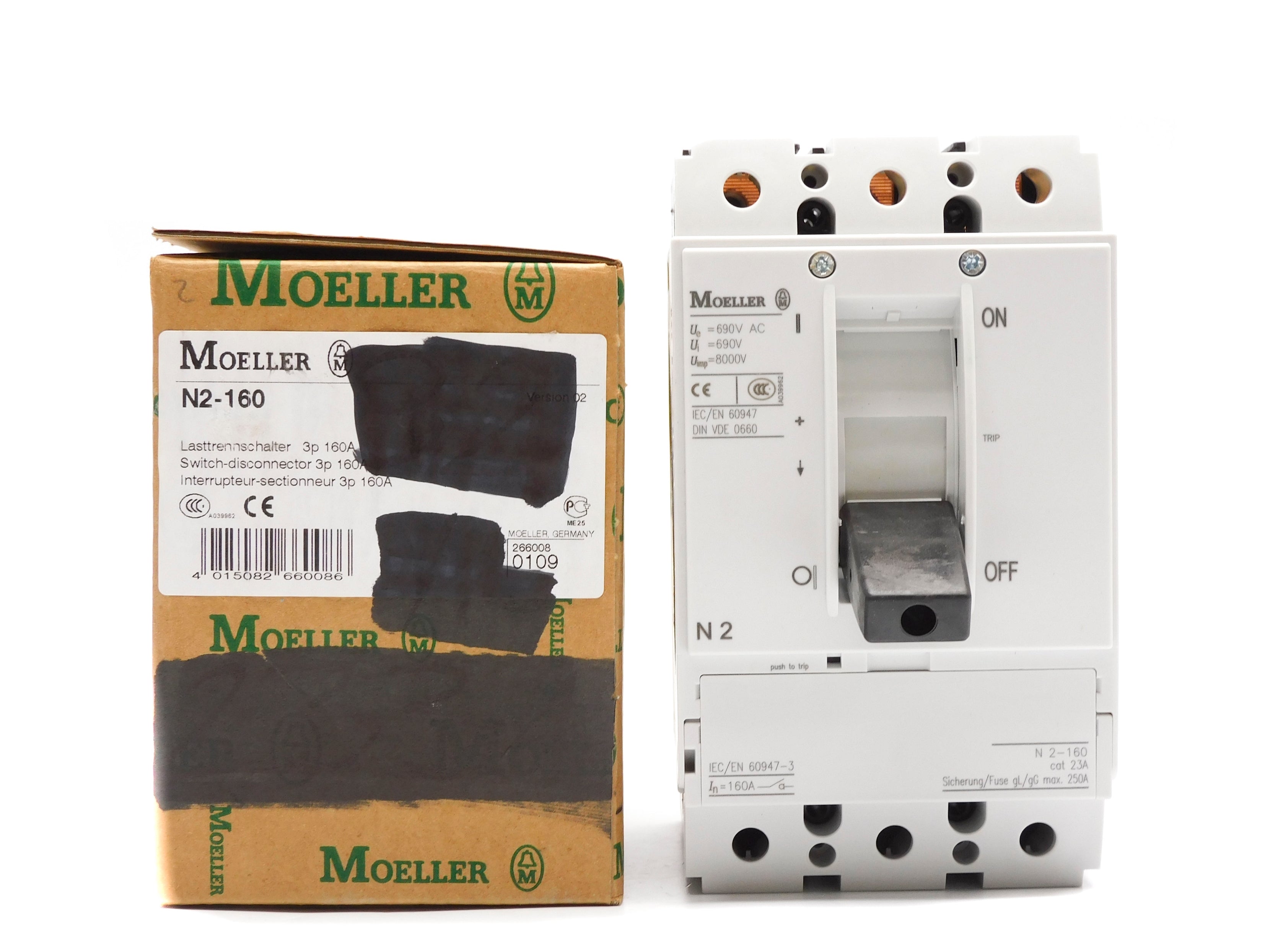 KLOCKNER MOELLER N2-160 160A 690V NSMP