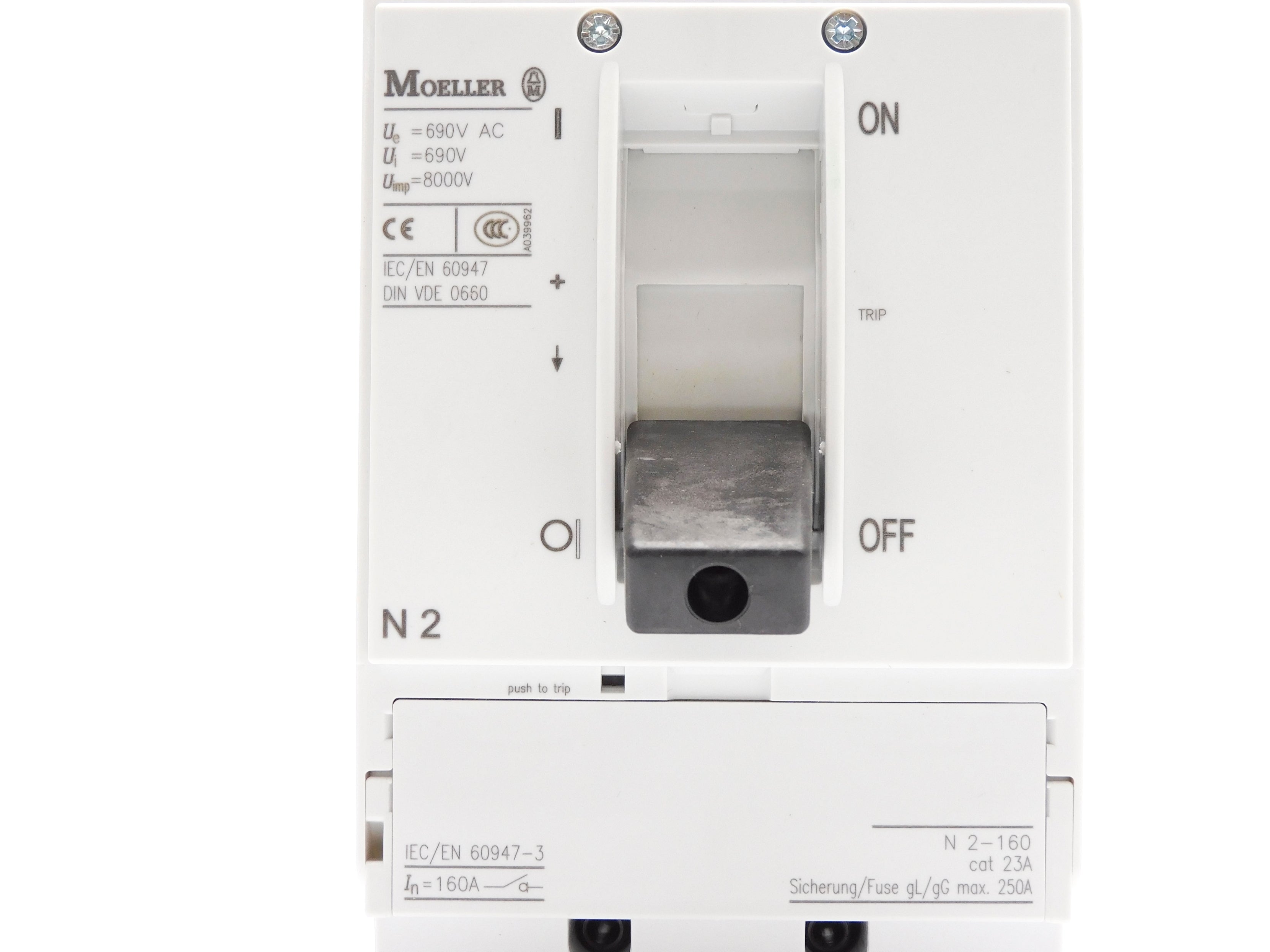 KLOCKNER MOELLER N2-160 160A 690V NSMP