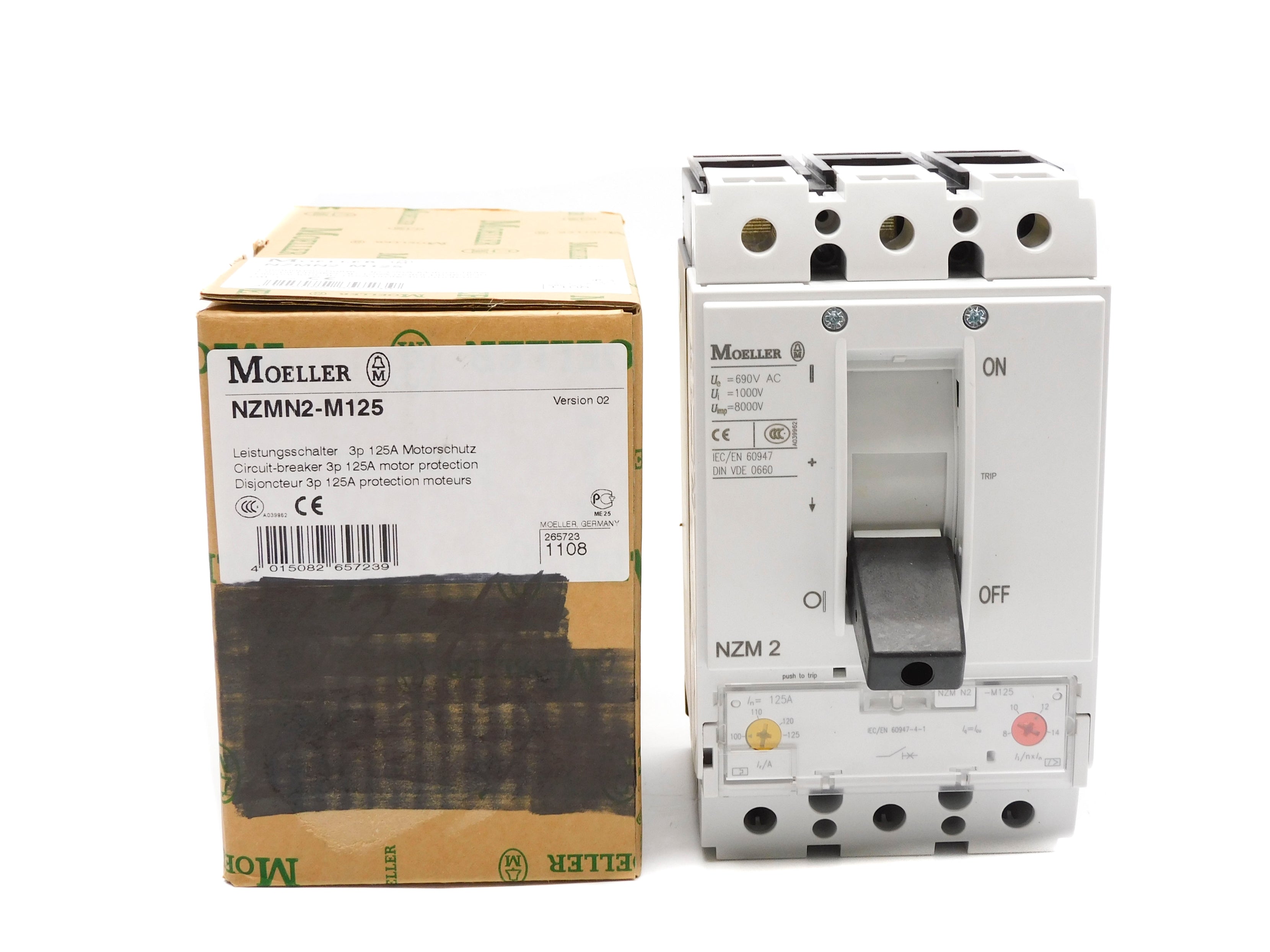 KLOCKNER MOELLER NZMN2-M125 125A 690V NSMP