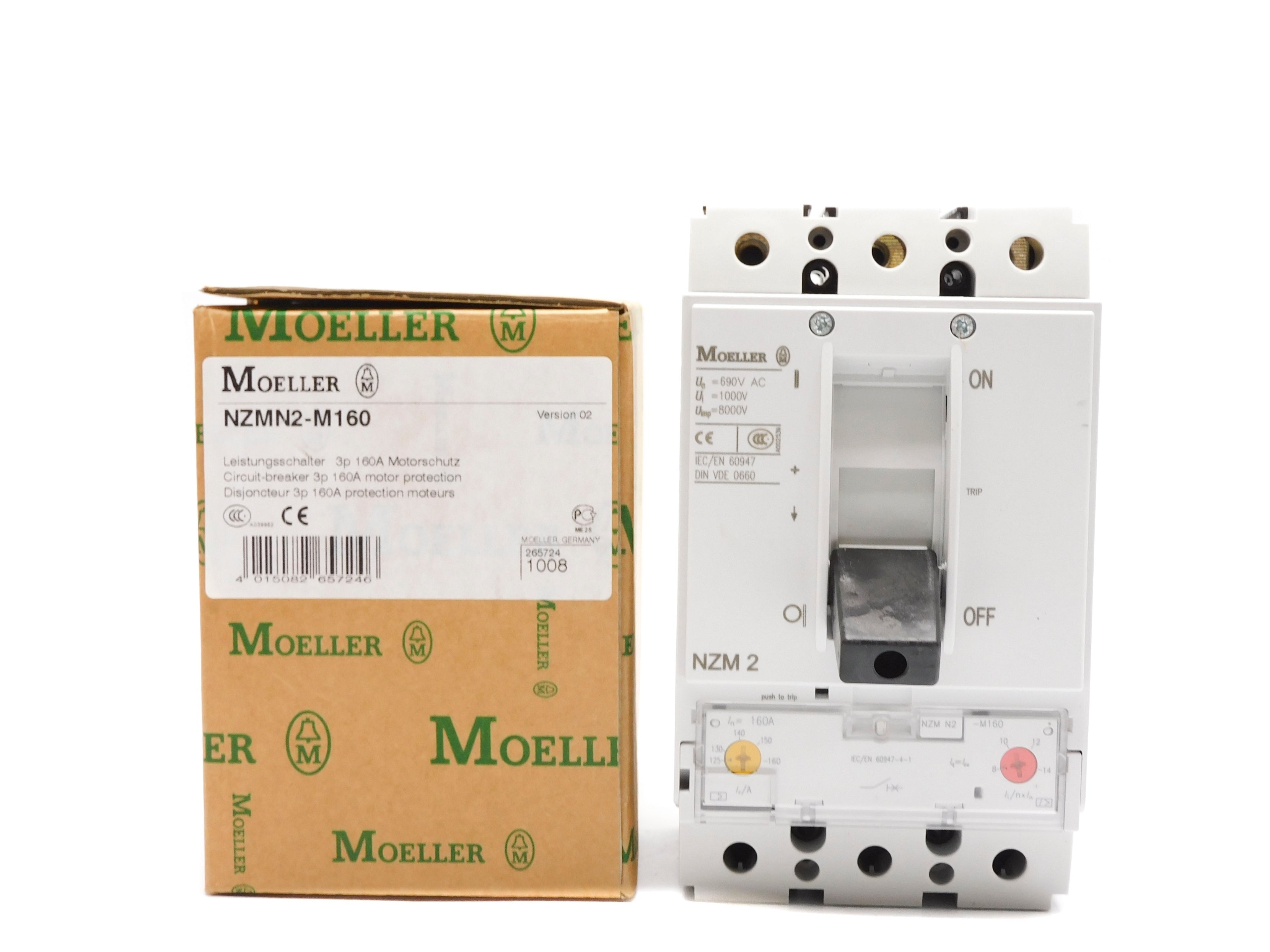 KLOCKNER MOELLER NZMN2-M160 160A 690V NSMP