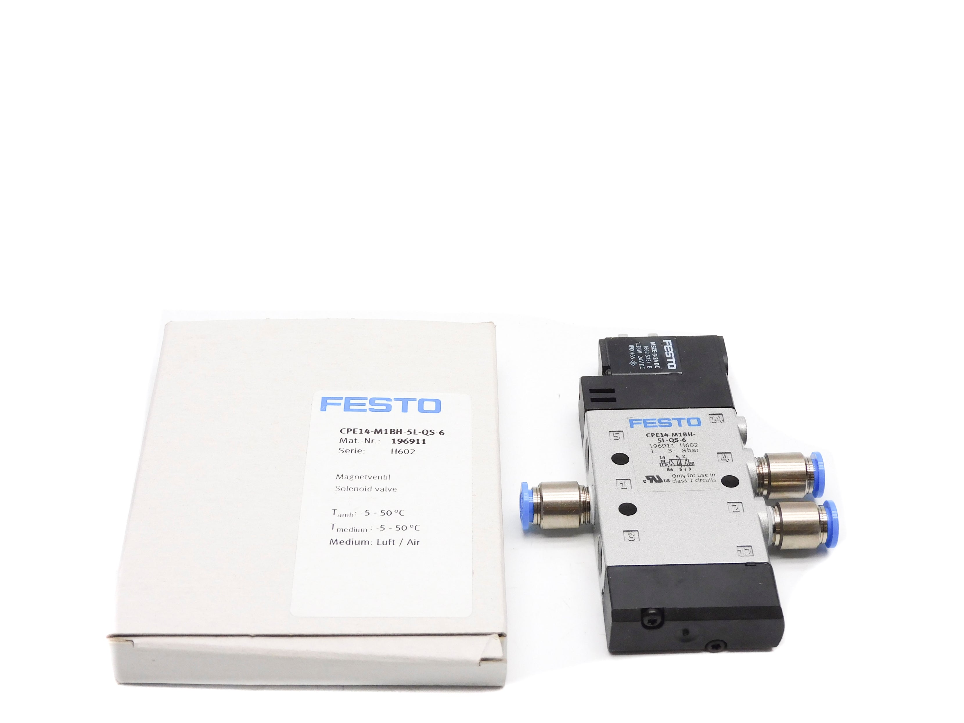 FESTO CPE14-M1BH-5L-QS-6 196911 SER. H602 24VDC NSMP