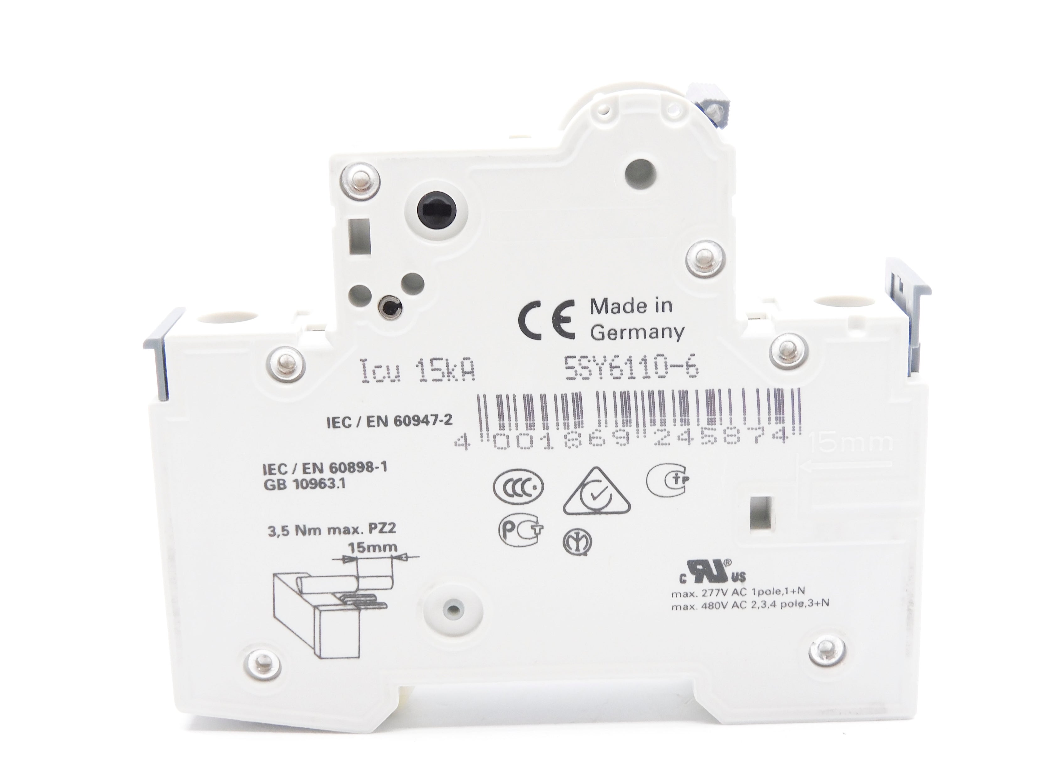 SIEMENS 5SY6110-6 10A 230/400V NSMP