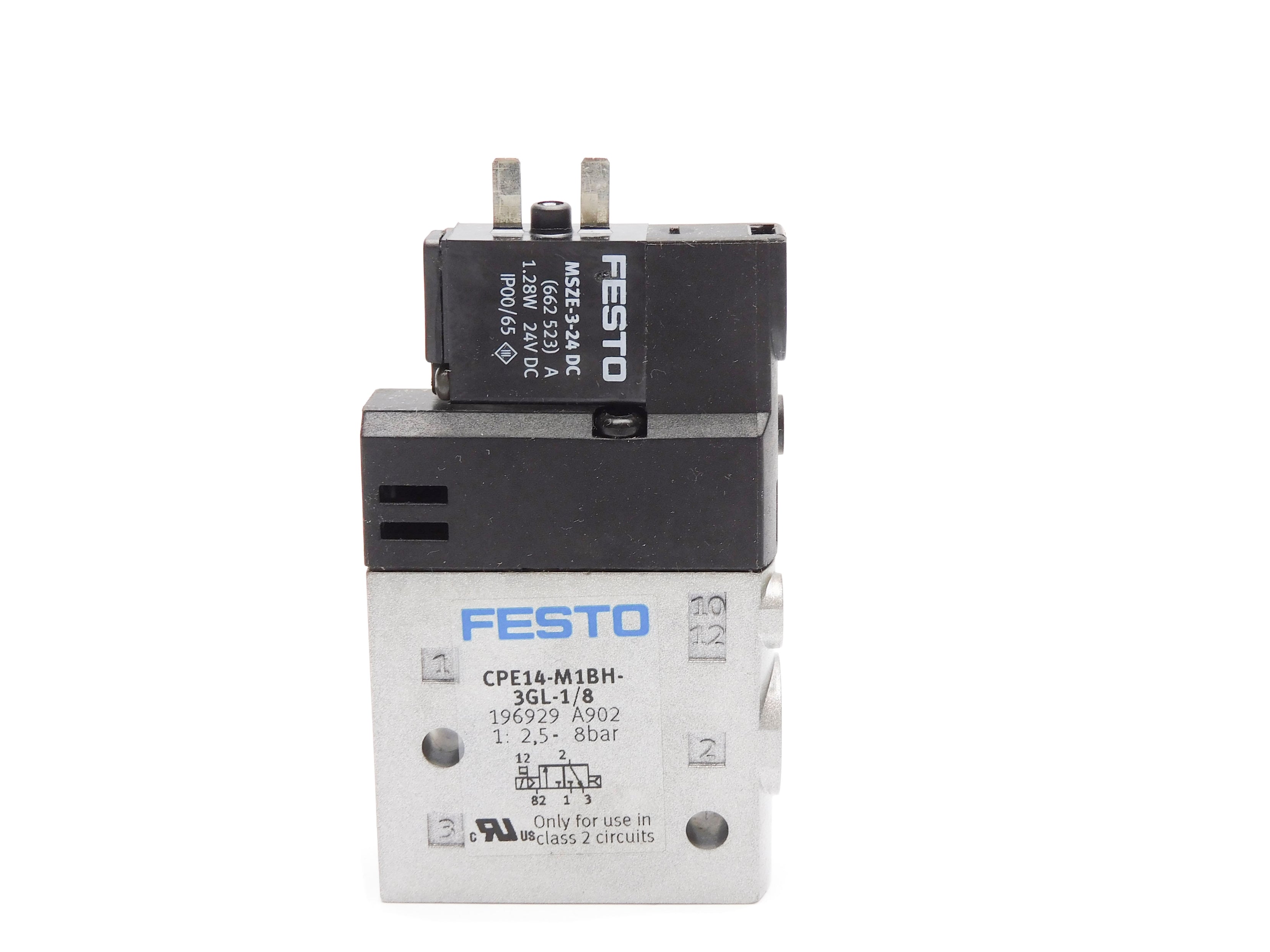 FESTO CPE14-M1BH-3GL-1/8 196929 SER. A902 24VDC NSNP