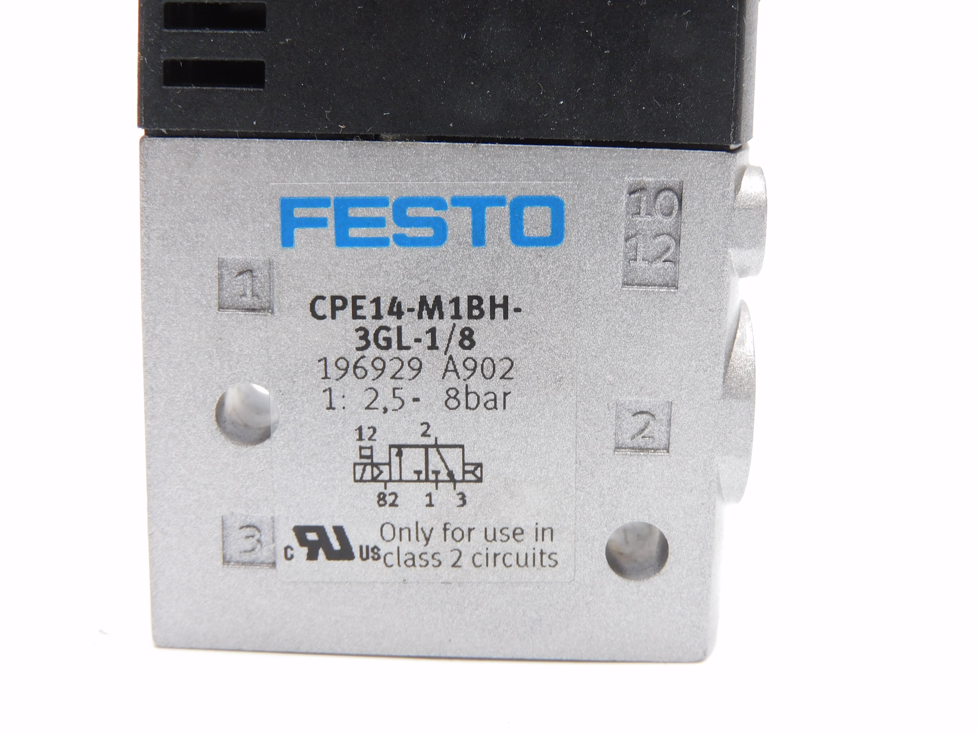 FESTO CPE14-M1BH-3GL-1/8 196929 SER. A902 24VDC NSNP