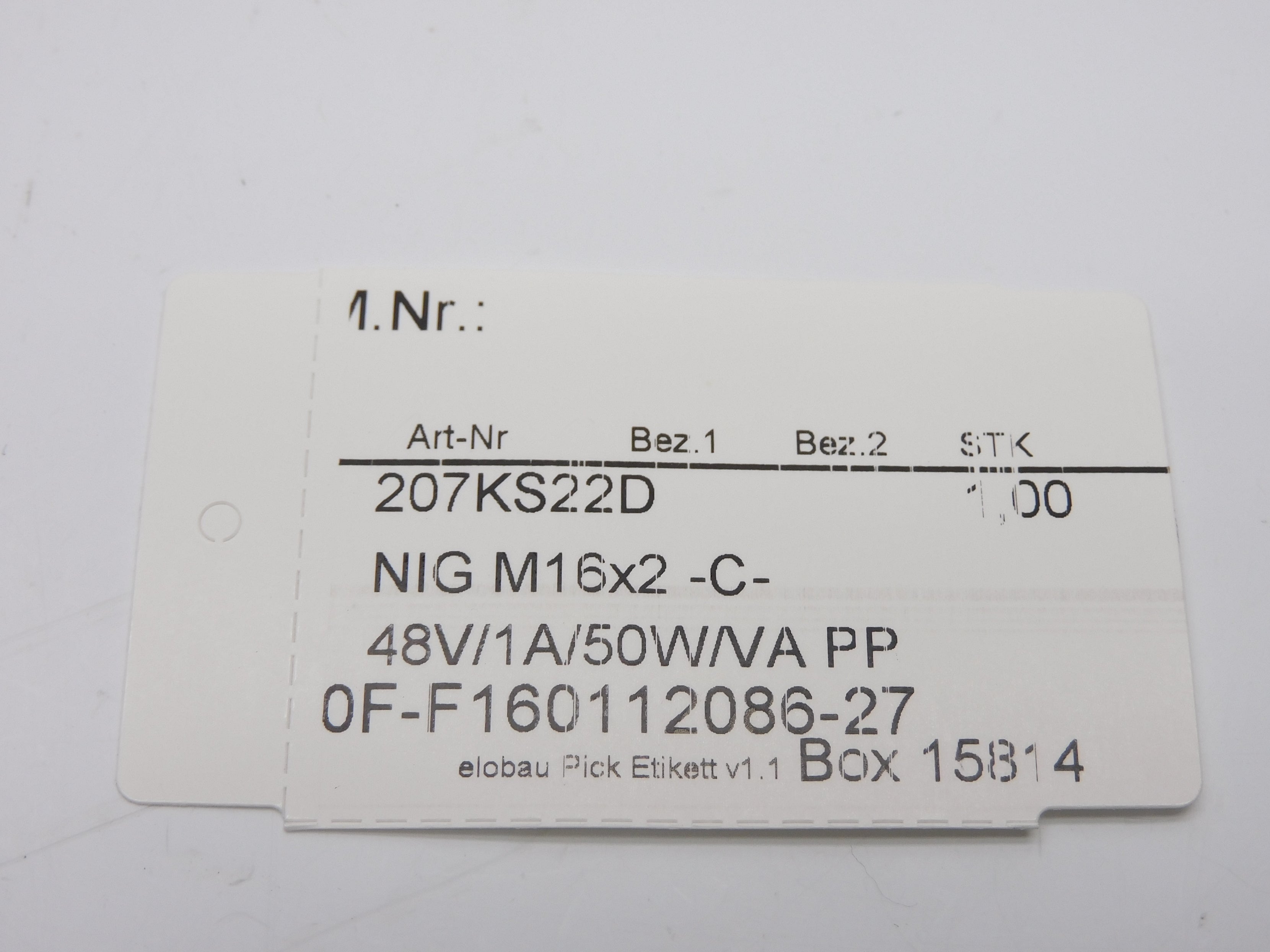 ELOBAU 207KS22D NSNP