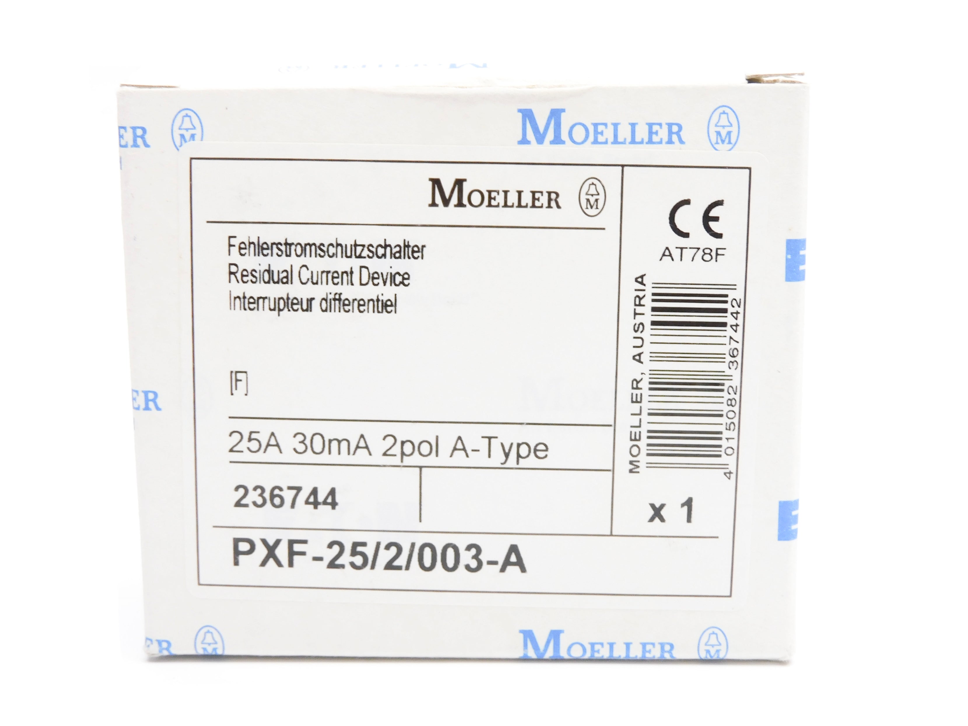KLOCKNER MOELLER PXF-25/2/003-A 236744 25A 230V NSMP