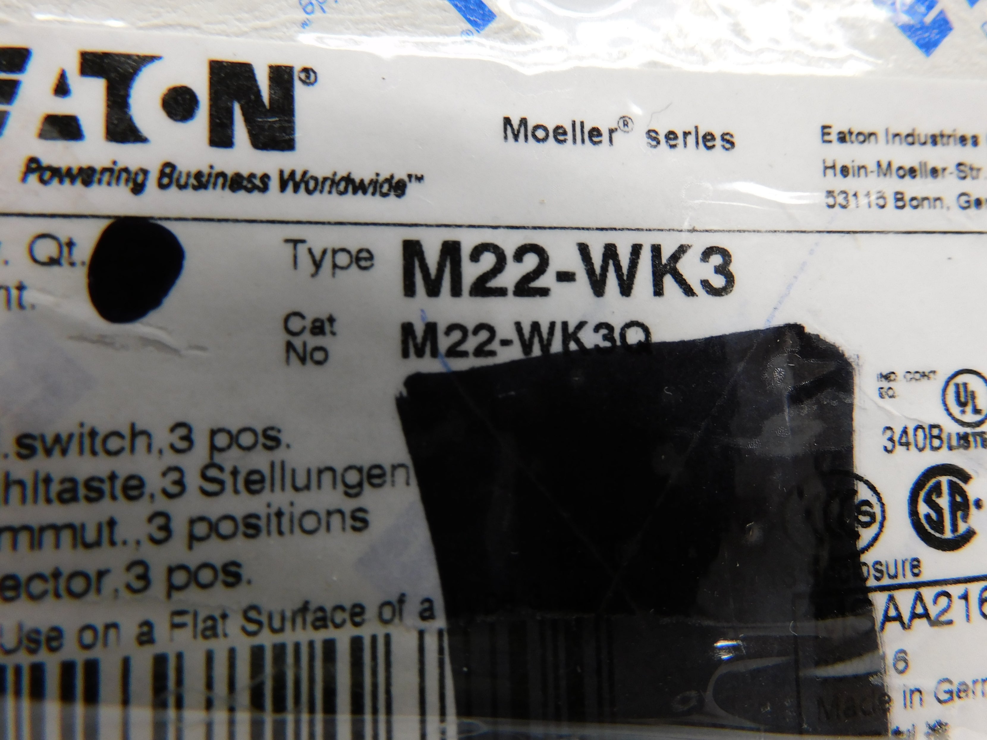 EATON M22-WK3 NSNP