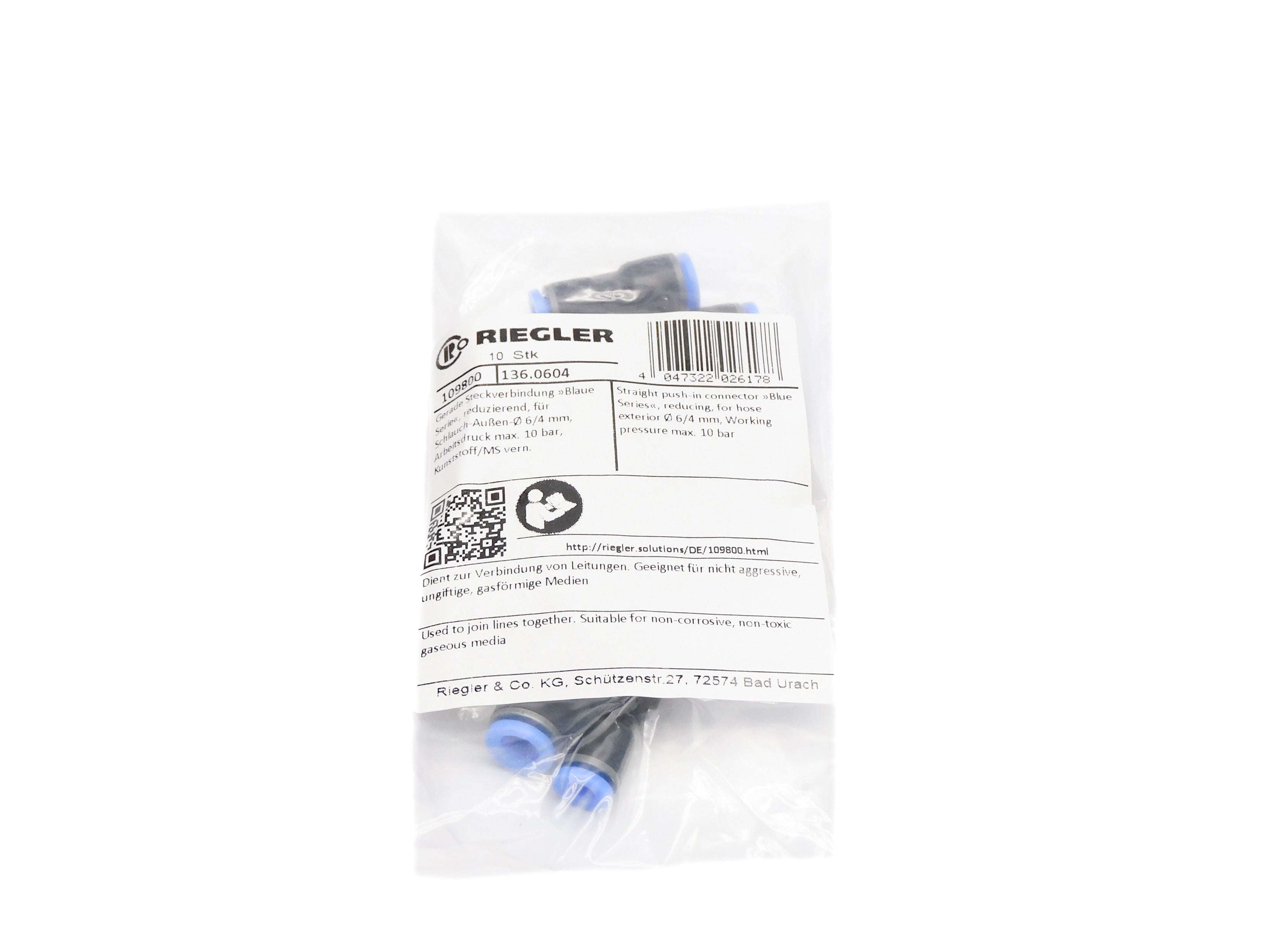 RIEGLER 136.0604 (PKG OF 10) NSMP