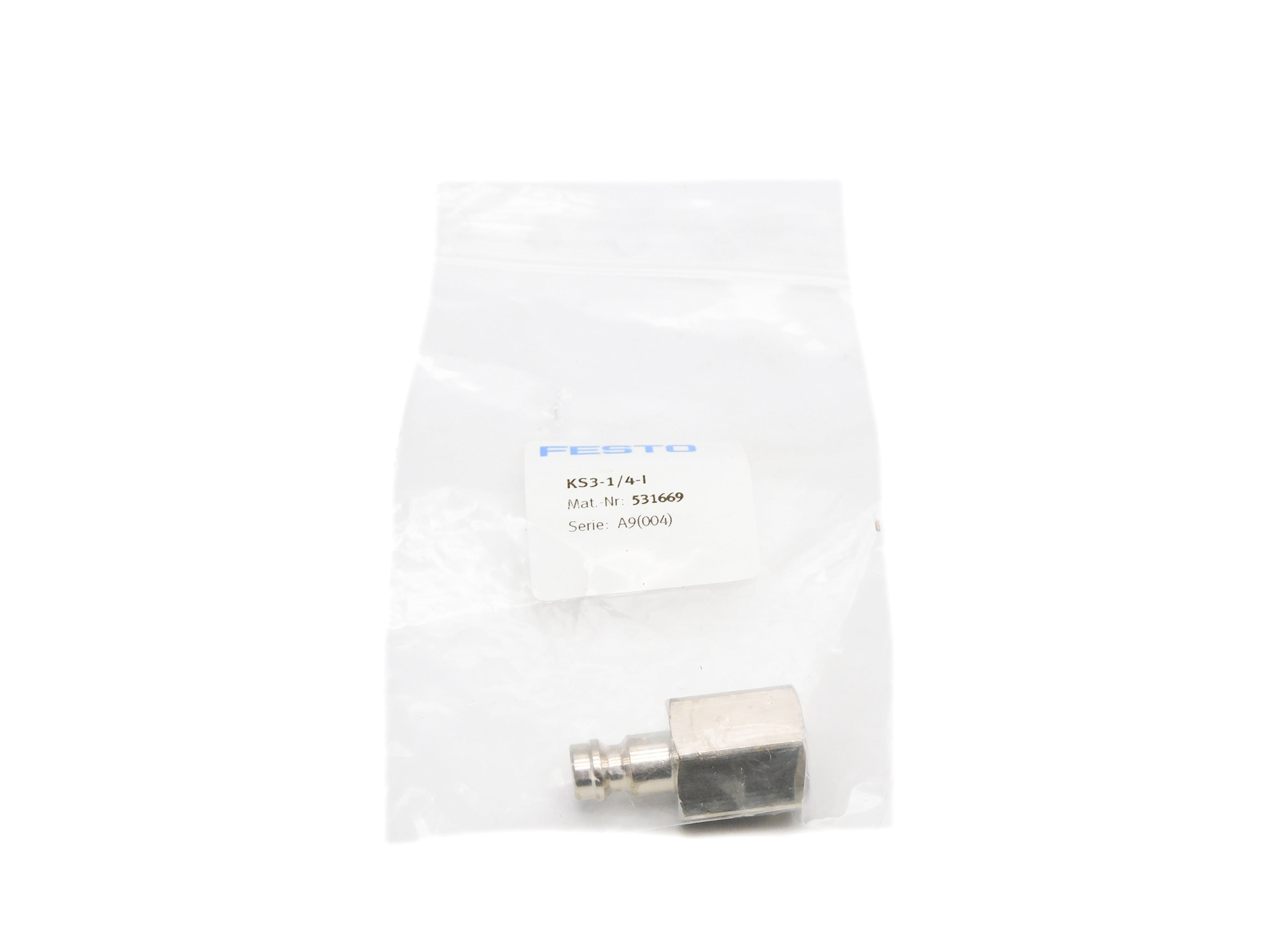 FESTO KS3-1/4-I 531669 SER. A9(004) NSMP