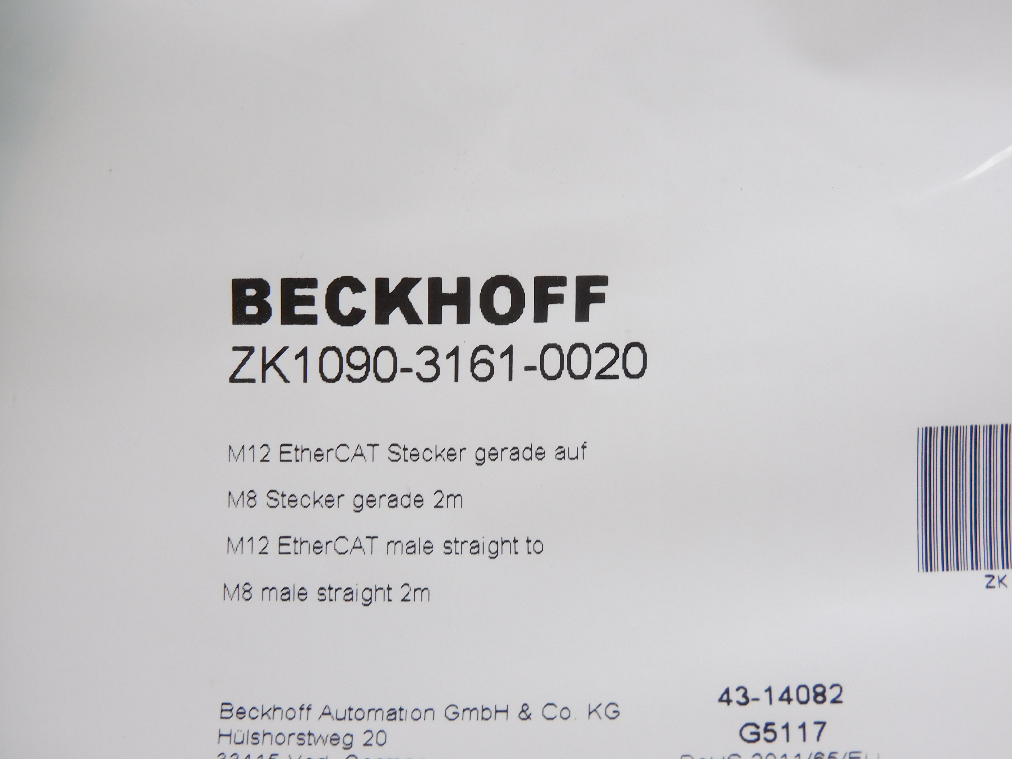 BECKHOFF ZK1090-3161-0020 NSMP