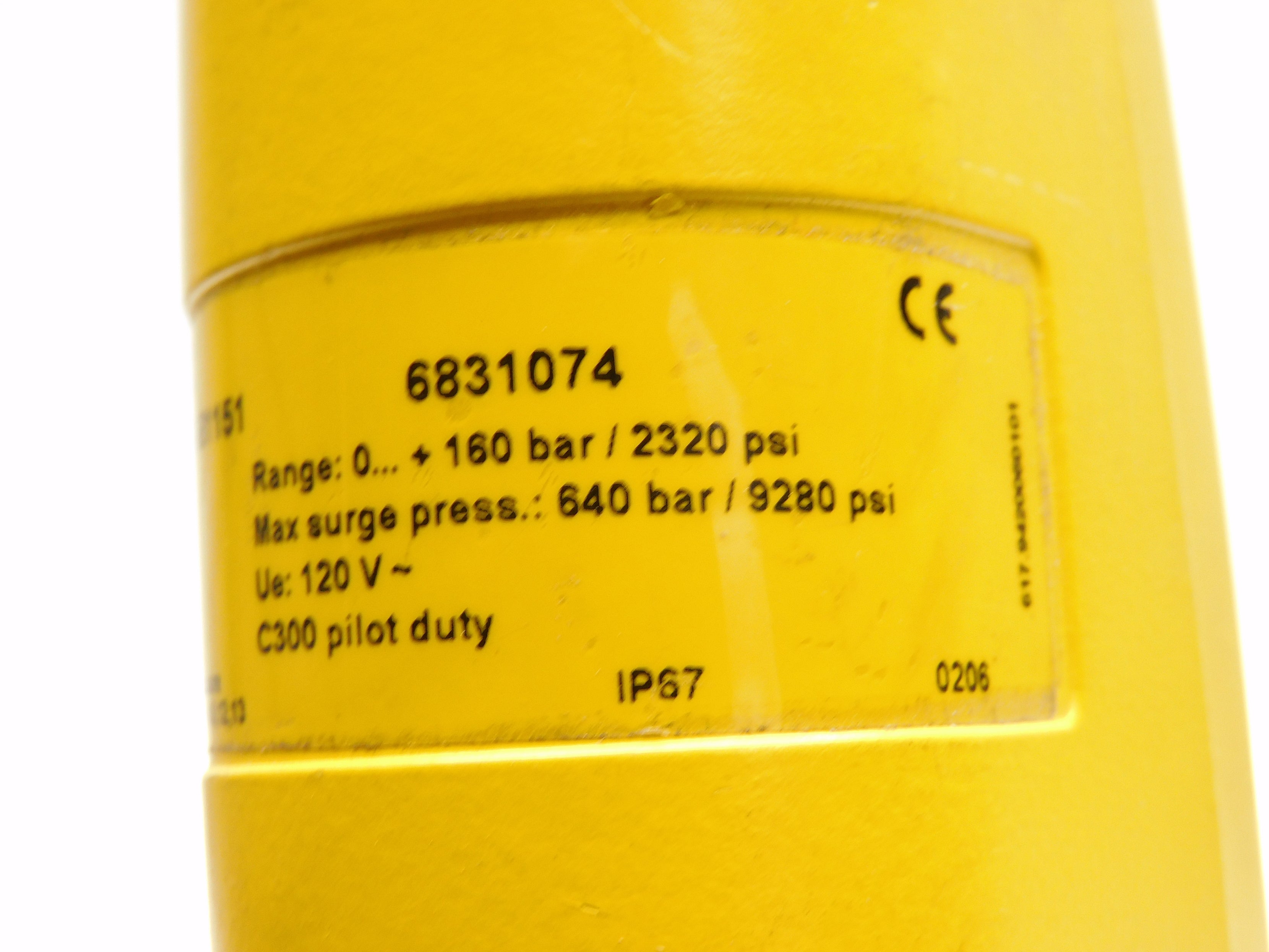 TURCK PC160-GI1/4A1M-ARX-B1151 2320PSI UNMP