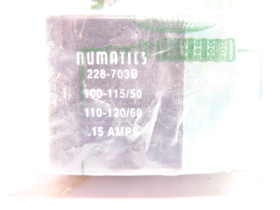 NUMATICS 228-703B 100-120V .15A NSMP