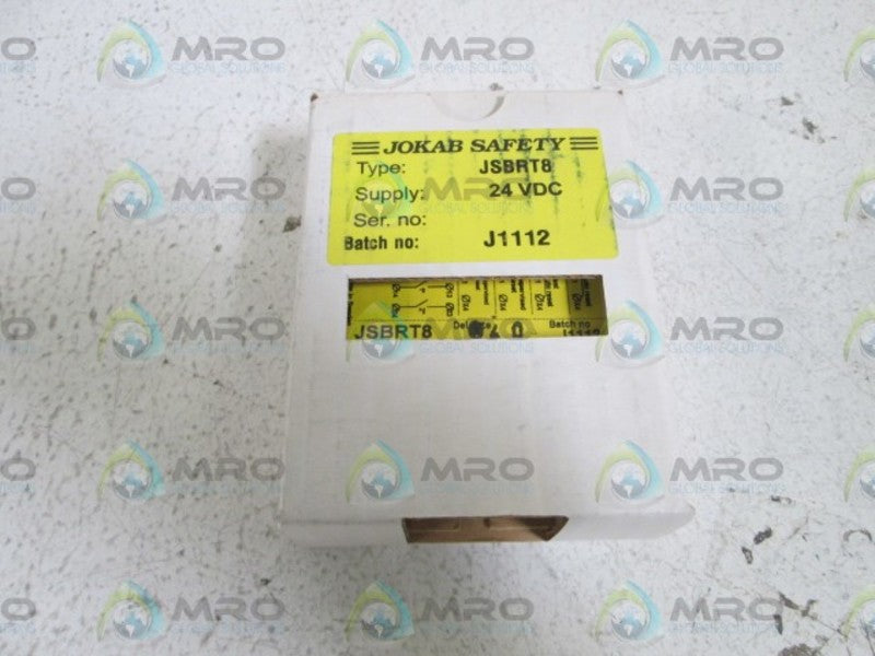 JOKAB 24VDC SAFETY RELAY JSBRT8 *NEW IN BOX*