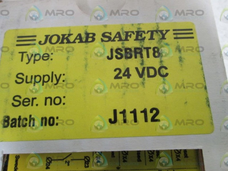 JOKAB 24VDC SAFETY RELAY JSBRT8 *NEW IN BOX*