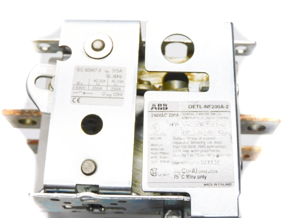 ABB OETL-NF200A-2 (AS PICTURED) NSNP