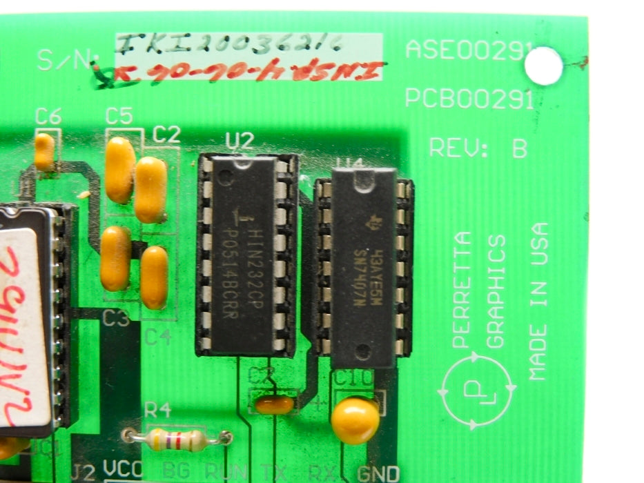 PERRETTA GRAPHICS PCB00291 ASE00291 REV. B UNMP