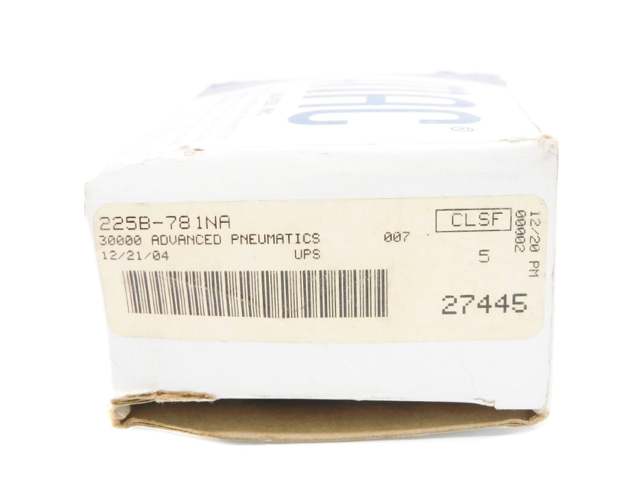 MAC 225B-781NAAA 24VDC 150PSI NSMP