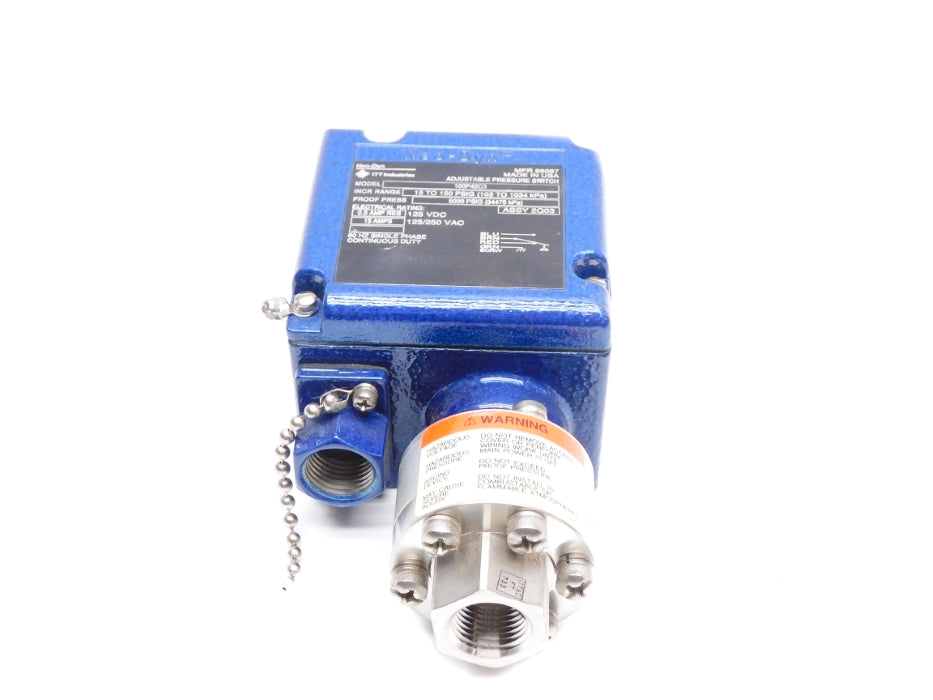 ITT 100P42C3 125/250VAC 15A 15-150PSI NSNP