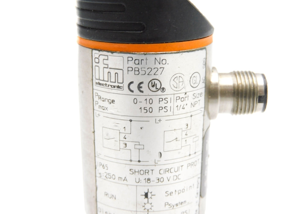 IFM EFECTOR PB5227 10PSI UNMP