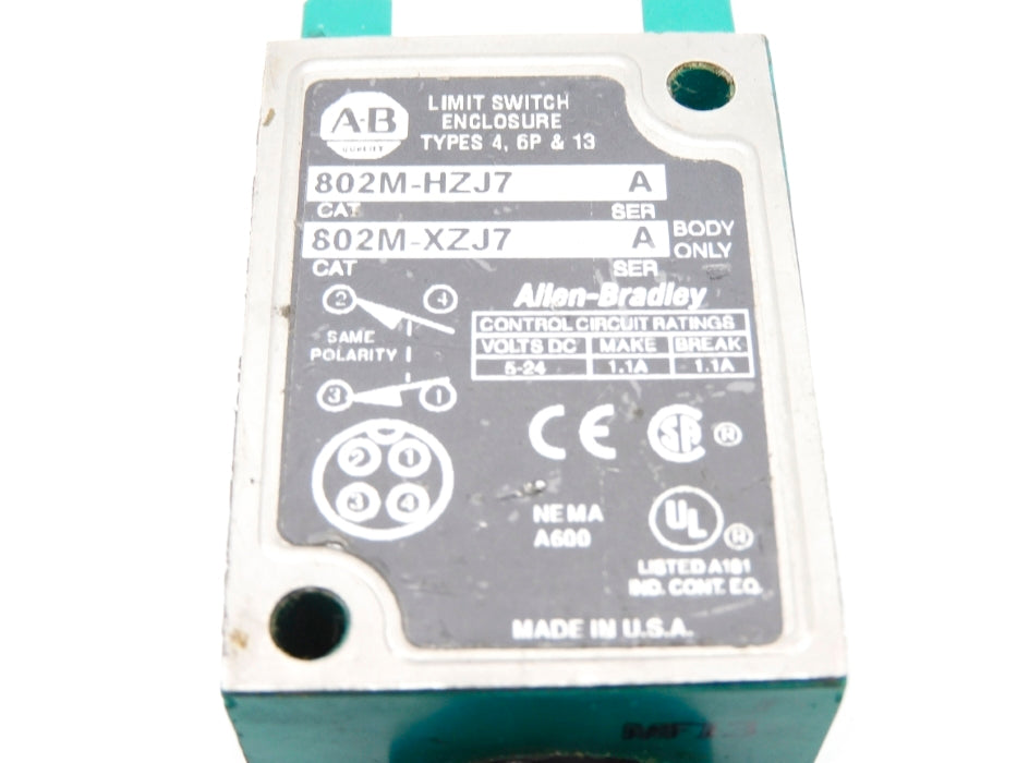 INDUSTRIAL SPARE PART 802M-HZJ7 SER. A (AS PICTURED) UNMP