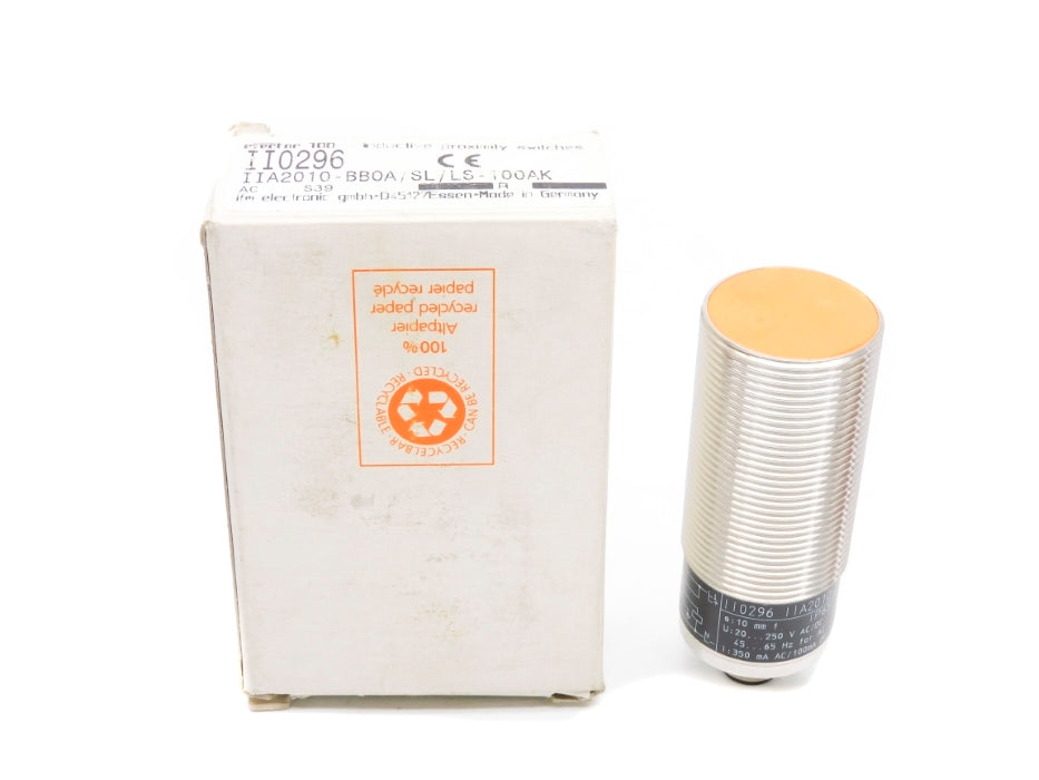IFM EFECTOR IIA2010-BB0A/SL/LS-100AK II0296 20-250VAC/DC NSMP