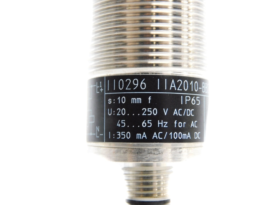 IFM EFECTOR IIA2010-BB0A/SL/LS-100AK II0296 20-250VAC/DC NSMP