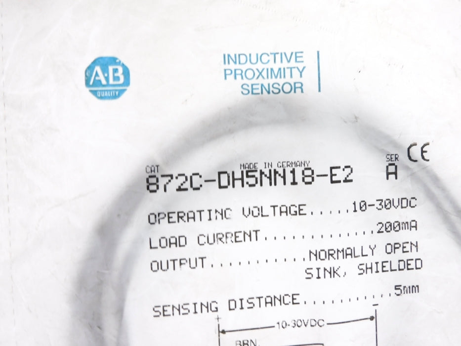 ALLEN BRADLEY 872C-DH5NN18-E2 SER. A (WH) NSMP