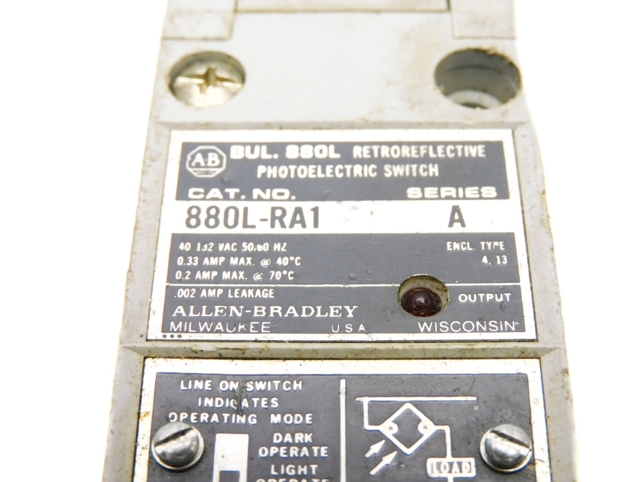 INDUSTRIAL SPARE PART 880L-RA1 SER. A UNMP