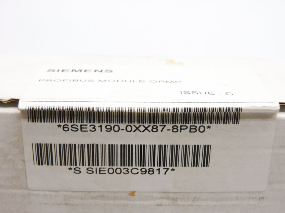 SIEMENS 6SE3190-0XX87-8PB0 NSFS