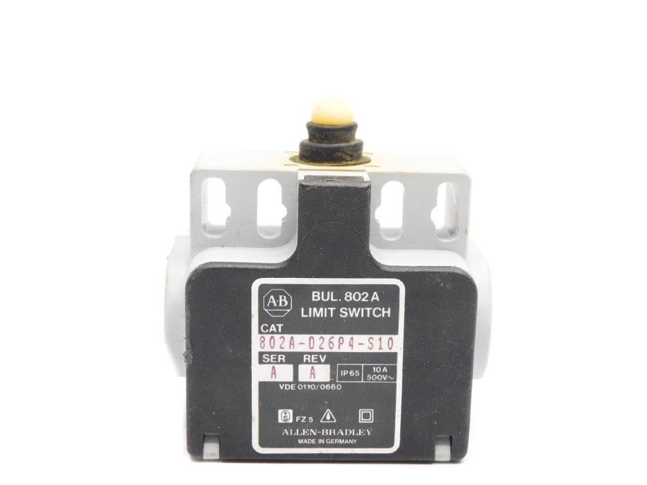 INDUSTRIAL SPARE PART 802A-D26P4-S10 SER. A NSNP