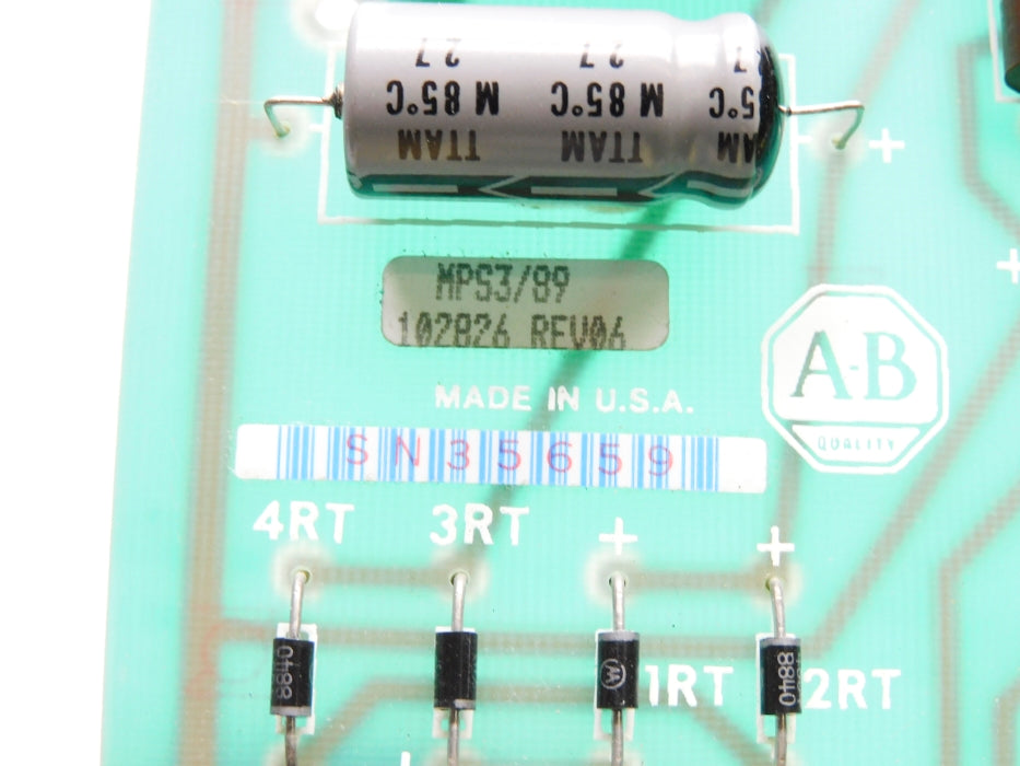 ALLEN BRADLEY 102826 REV. 06 UNMP