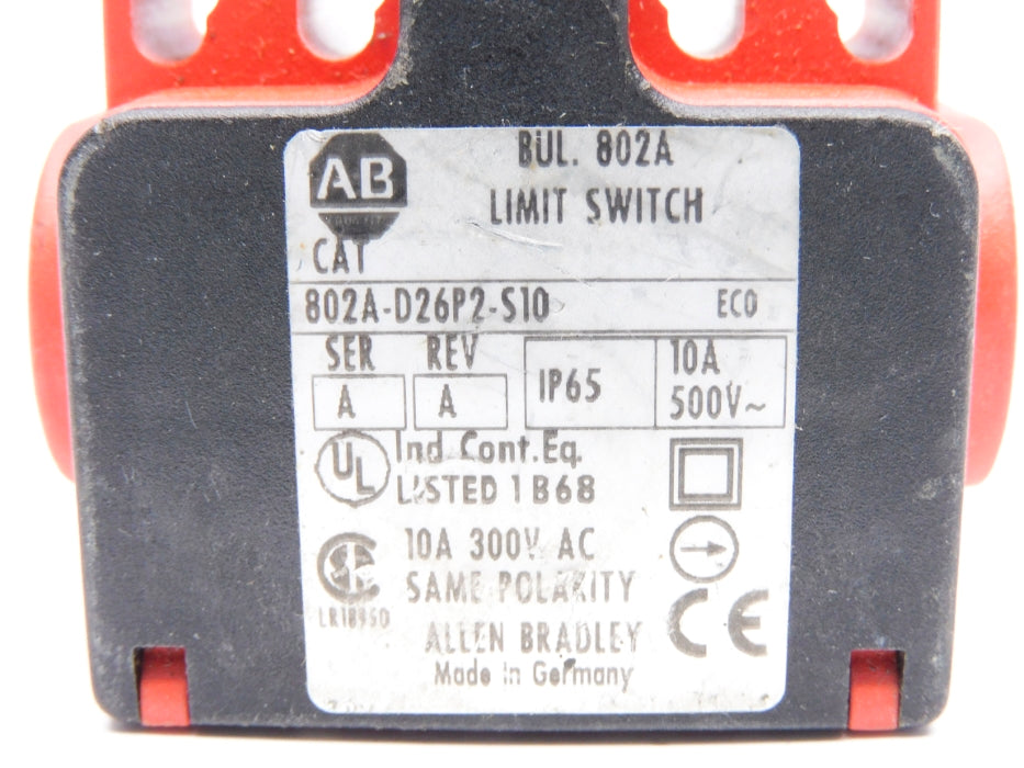 INDUSTRIAL SPARE PART 802A-D26P2-S10 SER. A NSNP