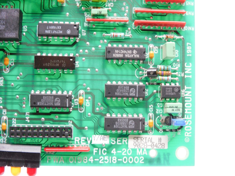 ROSEMOUNT 01984-2518-0002 REV. Y/AE UNMP