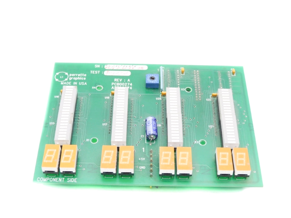 PERRETTA GRAPHICS PCB00274 ASE00274 REV. A UNMP