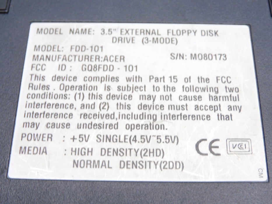 ACER FDD-101 UNMP