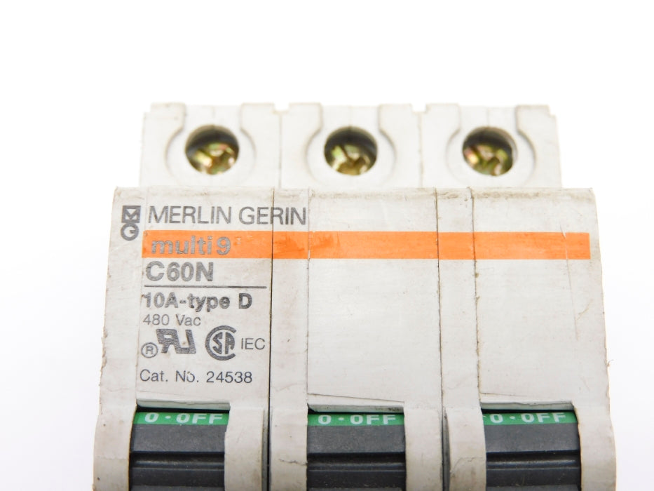 MERLIN GERIN C60N-10A 24538 10A 480VAC UNMP