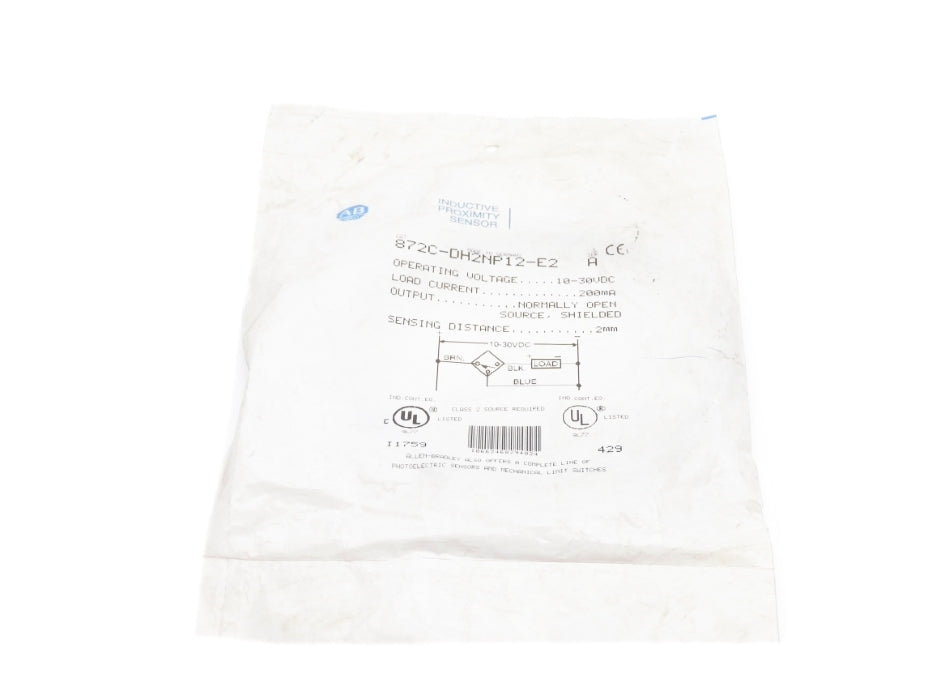 ALLEN BRADLEY 872C-DH2NP12-E2 SER. A 10-30VDC NSMP