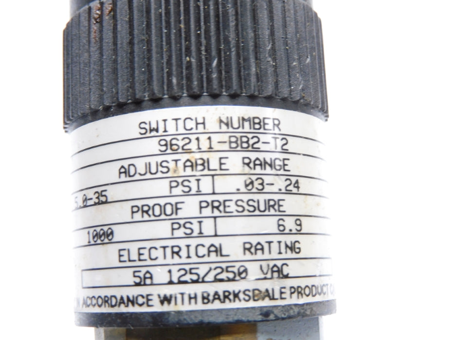 BARKSDALE 96211-BB2-T2 5.0-35PSI UNMP