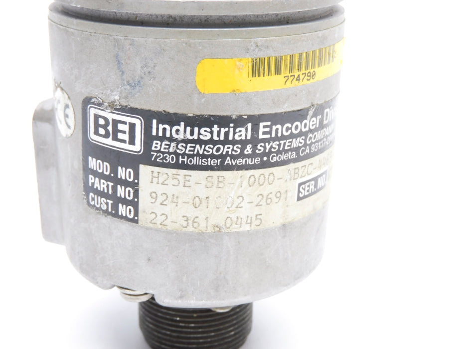 BEI H25E-SB-1000-ABZC-4469-LED-EM18 924-01002-2691 UNMP