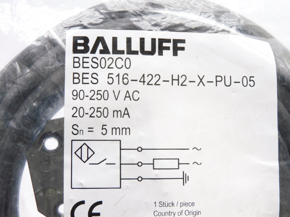 BALLUFF BES516-422-H2-X-PU-05 BES02C0 NSMP