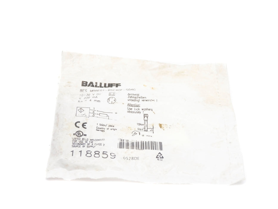 BALLUFF BESM08EG1-PSC40F-S04G NSMP