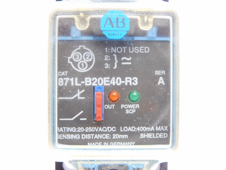 ALLEN BRADLEY 871L-B20E40-R3 SER. A NSNP