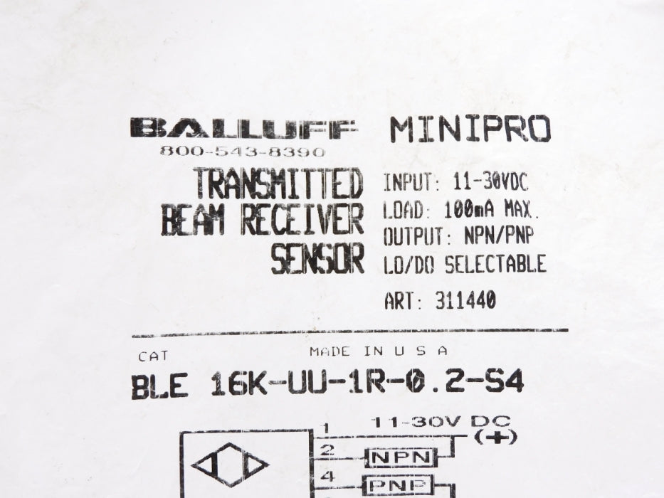 BALLUFF BLE16K-UU-1R-0.2-S4 NSMP